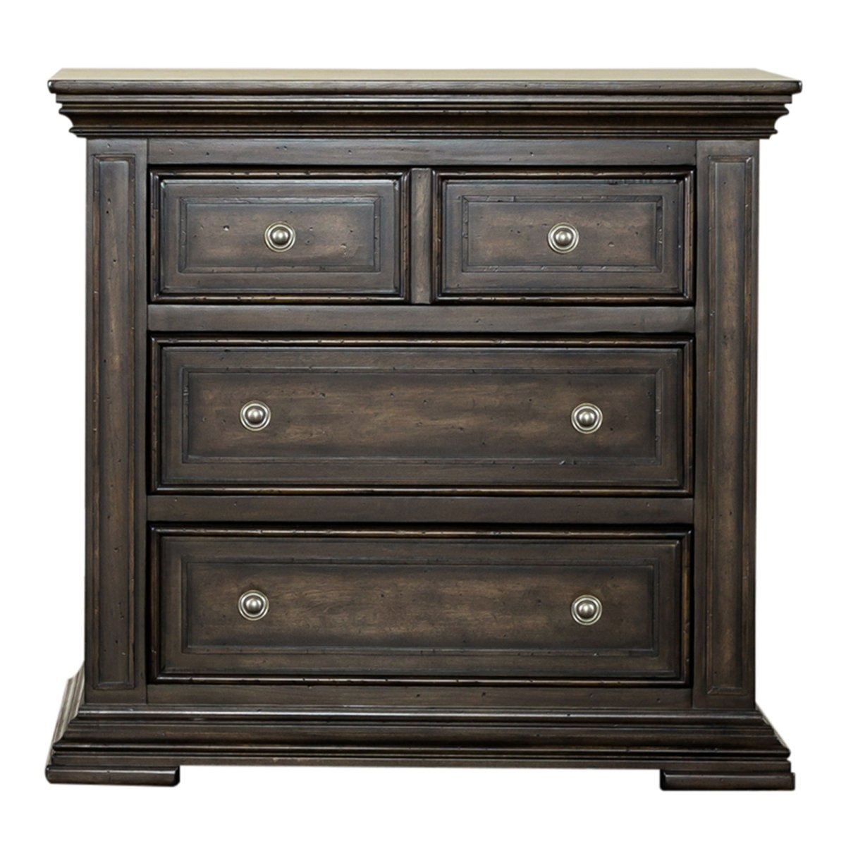 Big Valley - Bedside Chest With Charging Station Bedside Chests by Liberty Furniture - Walls Furniture & Mattress
