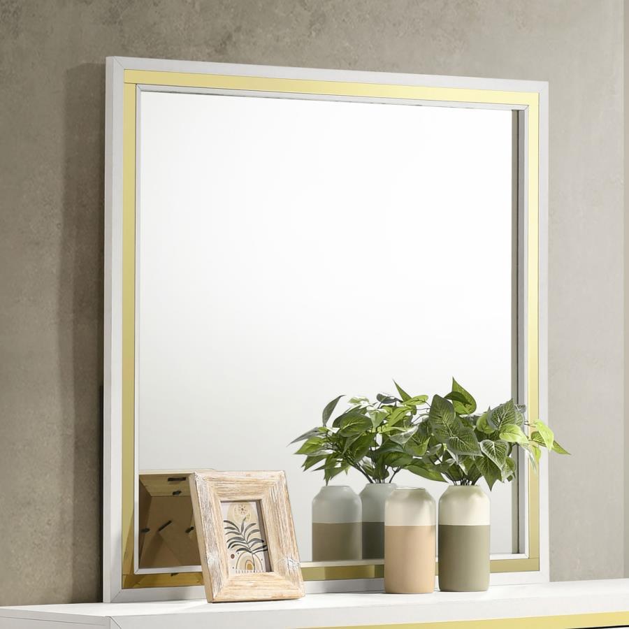 Lucia - Dresser Mirror Bedroom Mirrors by Coaster Fine Furniture - Walls Furniture & Mattress
