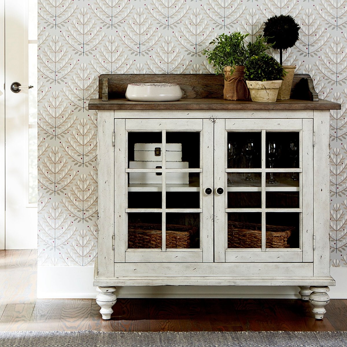 Whitney - Server - White Servers by Liberty Furniture - Walls Furniture & Mattress