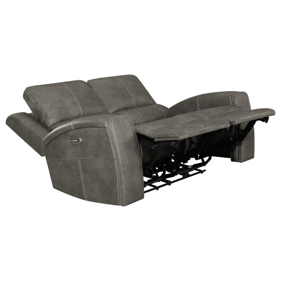 Brickston - Triple Power Reclining Loveseat Reclining Loveseats by Coaster Fine Furniture - Walls Furniture & Mattress