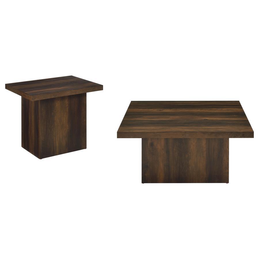 Devar - Square Coffee Table Set Table Sets by Coaster Fine Furniture - Walls Furniture & Mattress