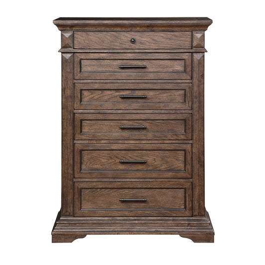 Mar Vista - Chest - Walnut Accent Chests by New Classic - Walls Furniture & Mattress