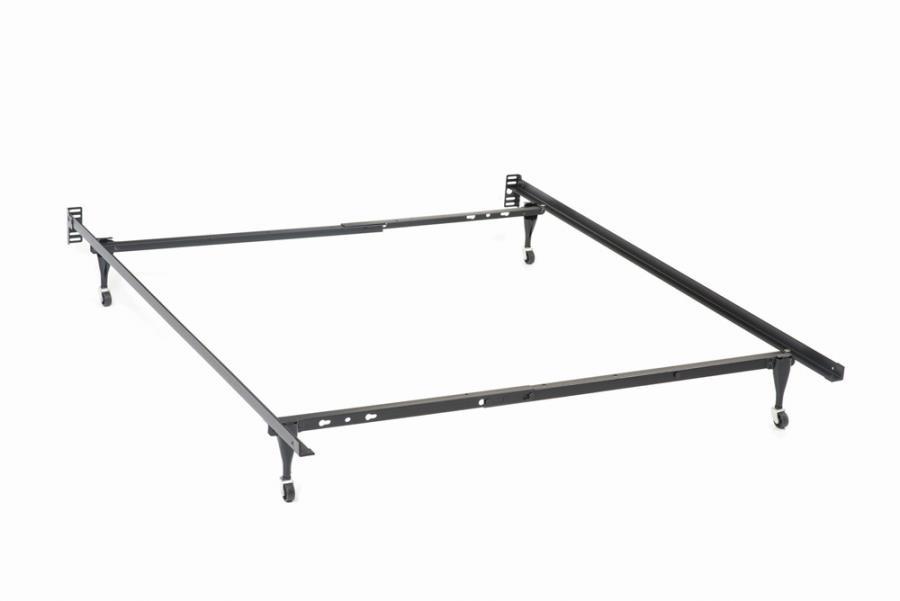 Kerns - Twin Or Full Bed Frame - Black Foundations by CoasterSleep - Walls Furniture & Mattress