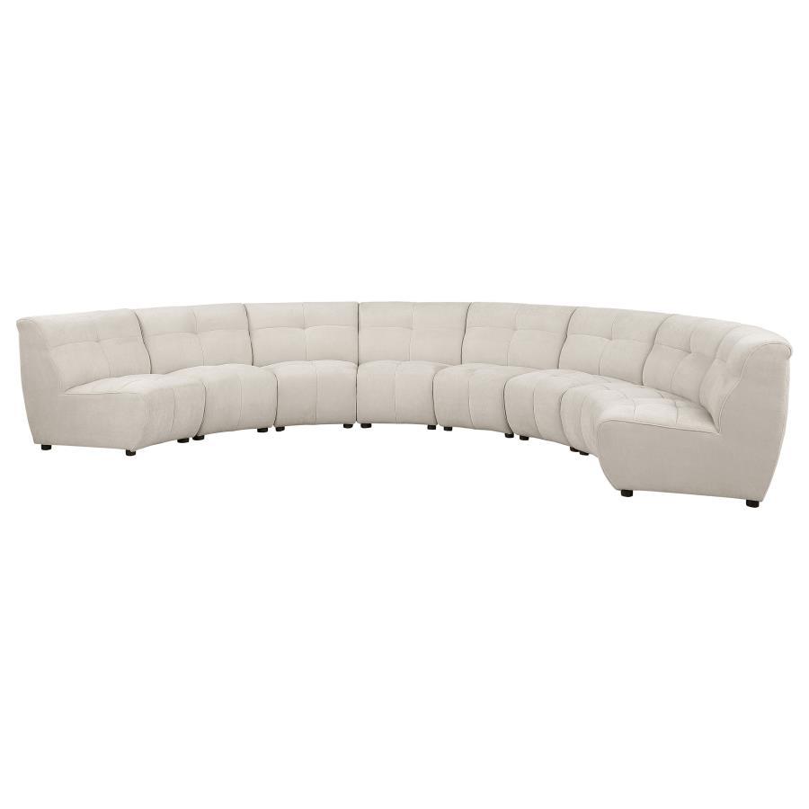 Charlotte - Upholstered Modular Sectional Sofa Stationary Sectionals by Coaster Fine Furniture - Walls Furniture & Mattress