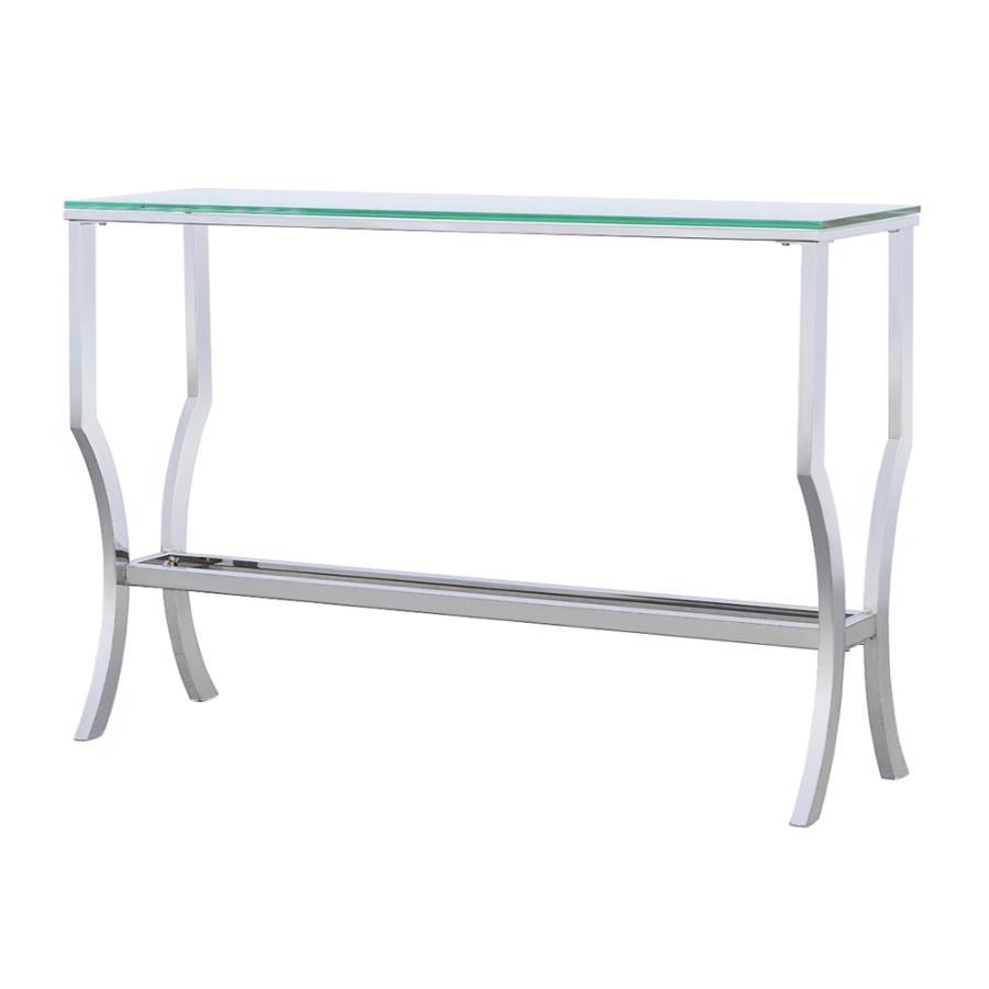 Saide - Rectangular Glass Top Table End Tables by CoasterEssence - Walls Furniture & Mattress