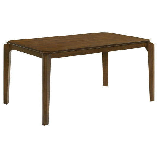 Almonte - Rectangular Wood Dining Table - Dark Brown Dining Tables by Coaster Fine Furniture - Walls Furniture & Mattress