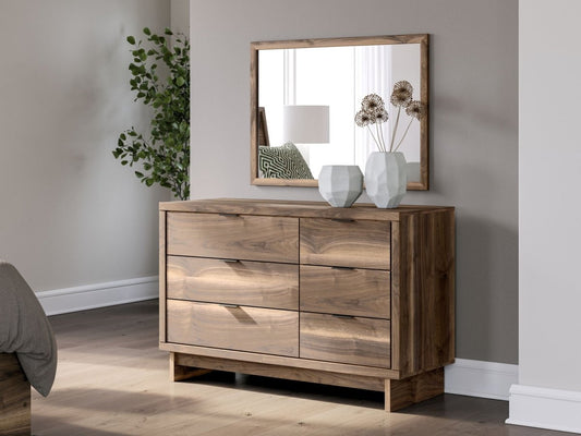 Chirason - Dresser And Mirror - Brown Dresser & Mirror by Signature Design by Ashley® - Walls Furniture & Mattress