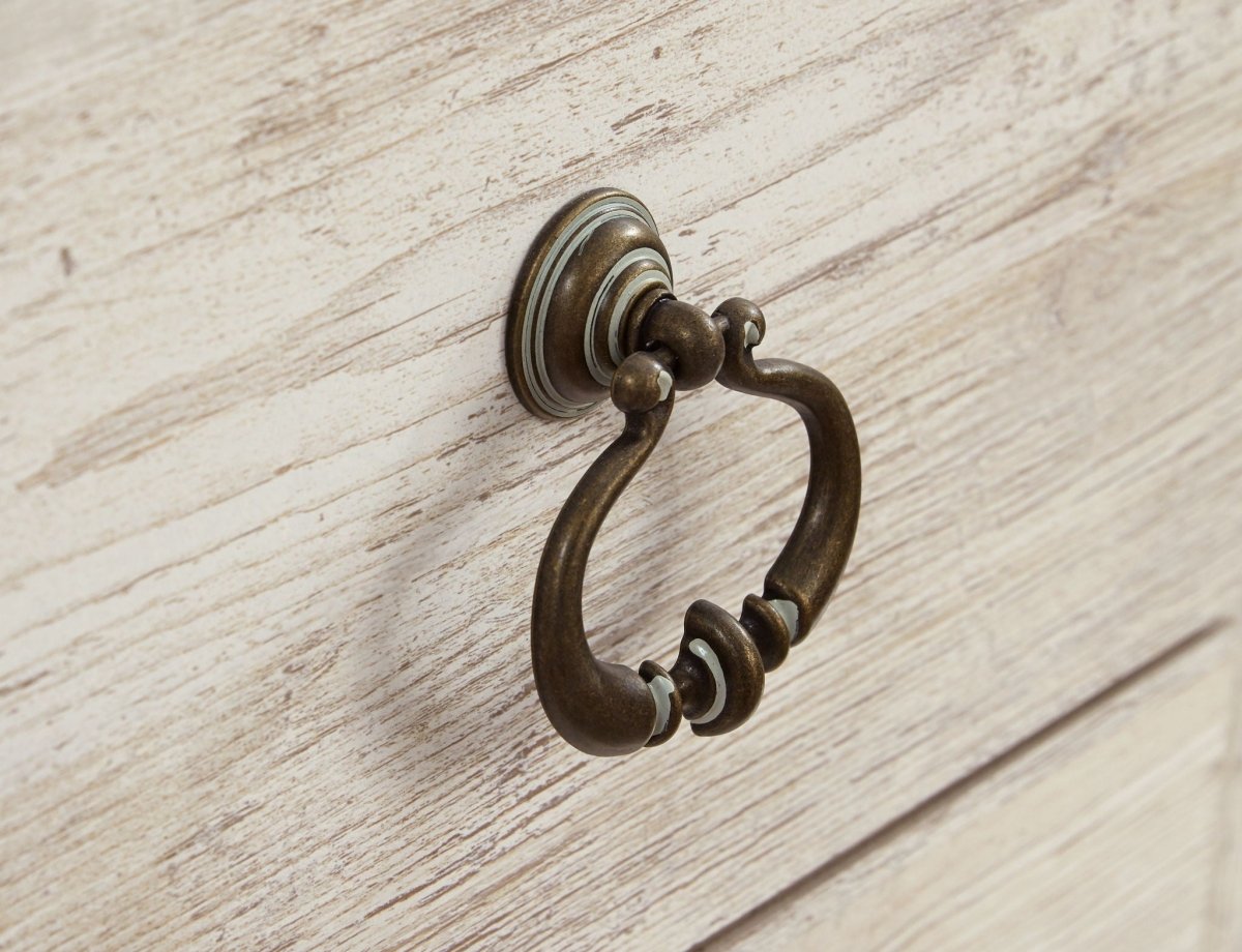 Willowton - 2 Pc. - TV Stand with Faux Firebrick Fireplace Insert - Whitewash Fireplace TV Stands by Signature Design by Ashley® - Walls Furniture & Mattress