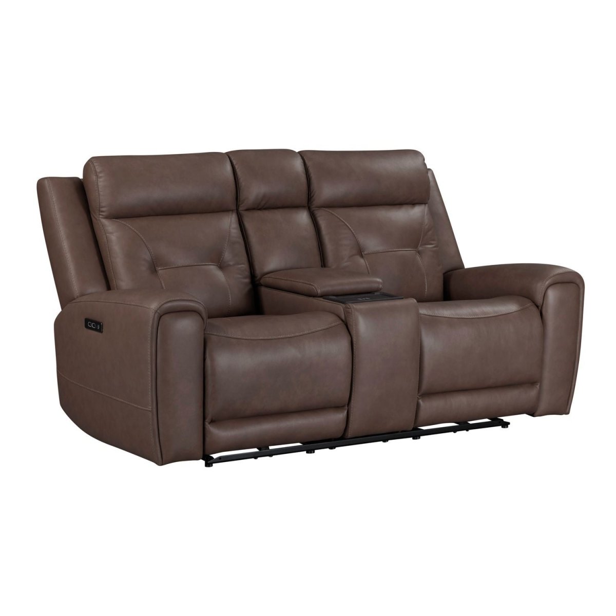 Beckham - Loveseat With Console P2 & ZG - Brown Reclining Loveseats by Liberty Furniture - Walls Furniture & Mattress