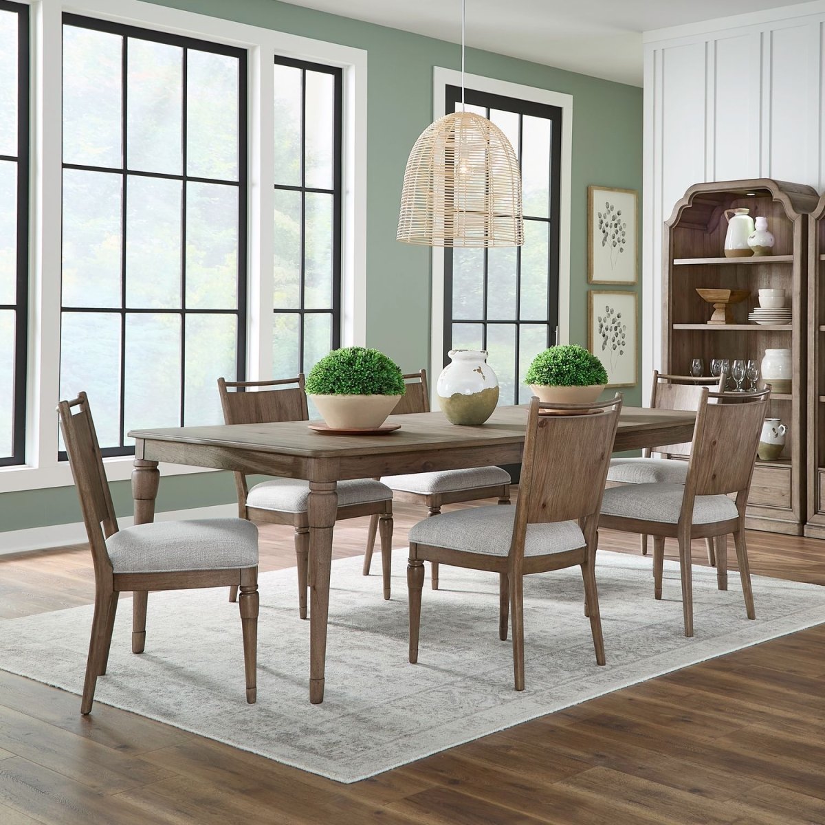 Hickory Grove - Rectangular Table Set 5 Piece Dining Room Sets by Liberty Furniture - Walls Furniture & Mattress