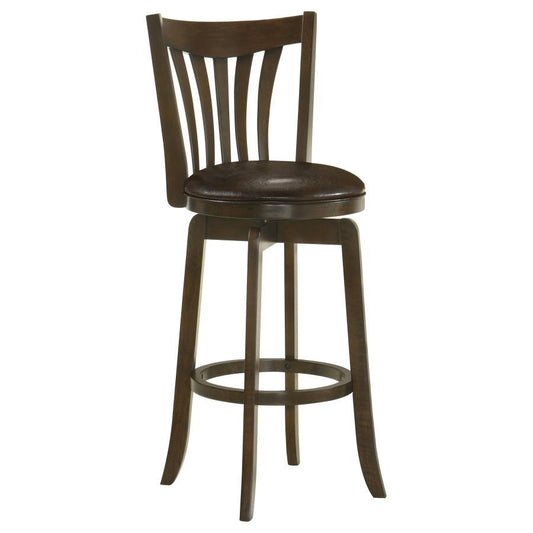 Lambert - Wood Height Swivel Bar Chair Counter Height (24" - 27") by Coaster Fine Furniture - Walls Furniture & Mattress