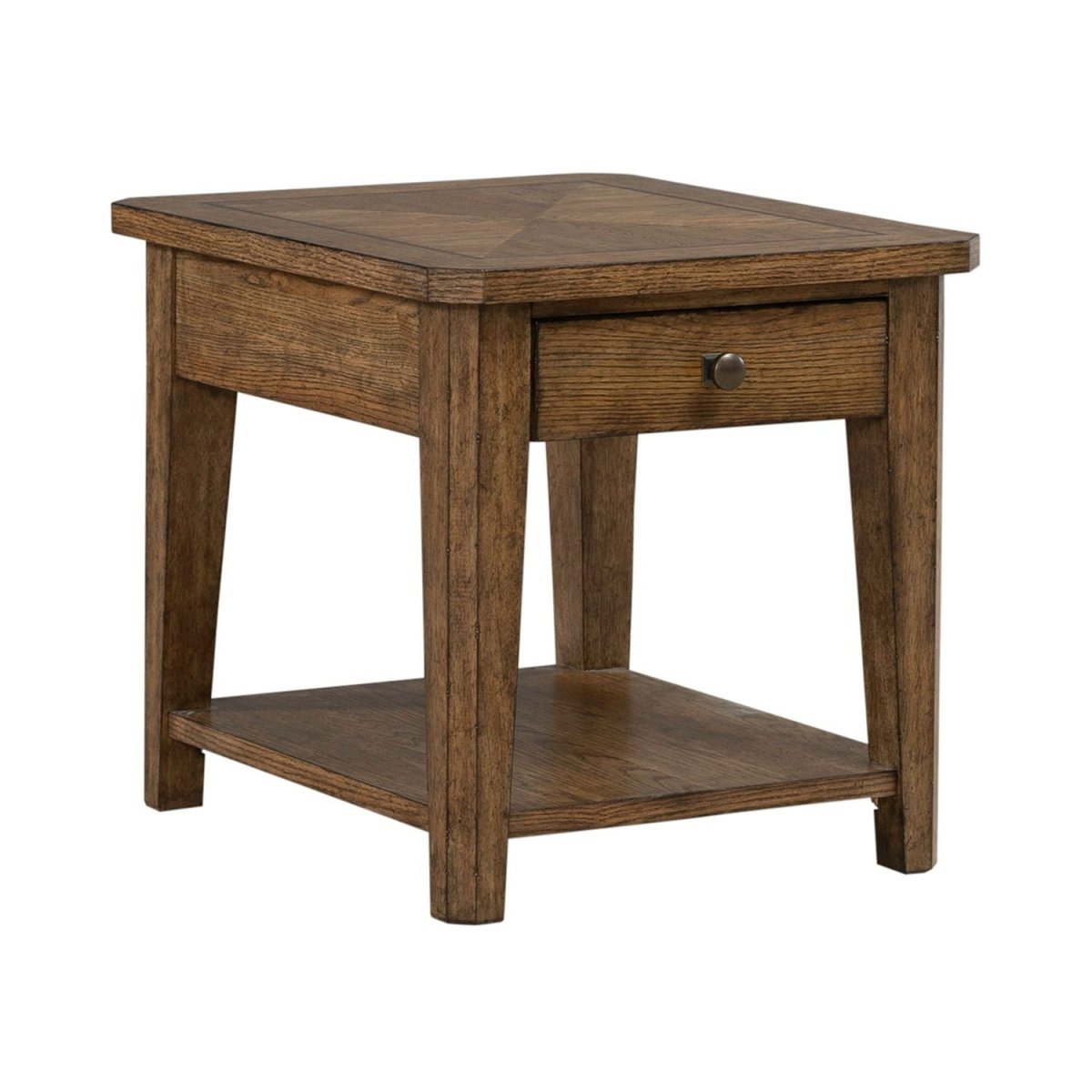 Carolina Park - End Table - Brown End Tables by Liberty Furniture - Walls Furniture & Mattress