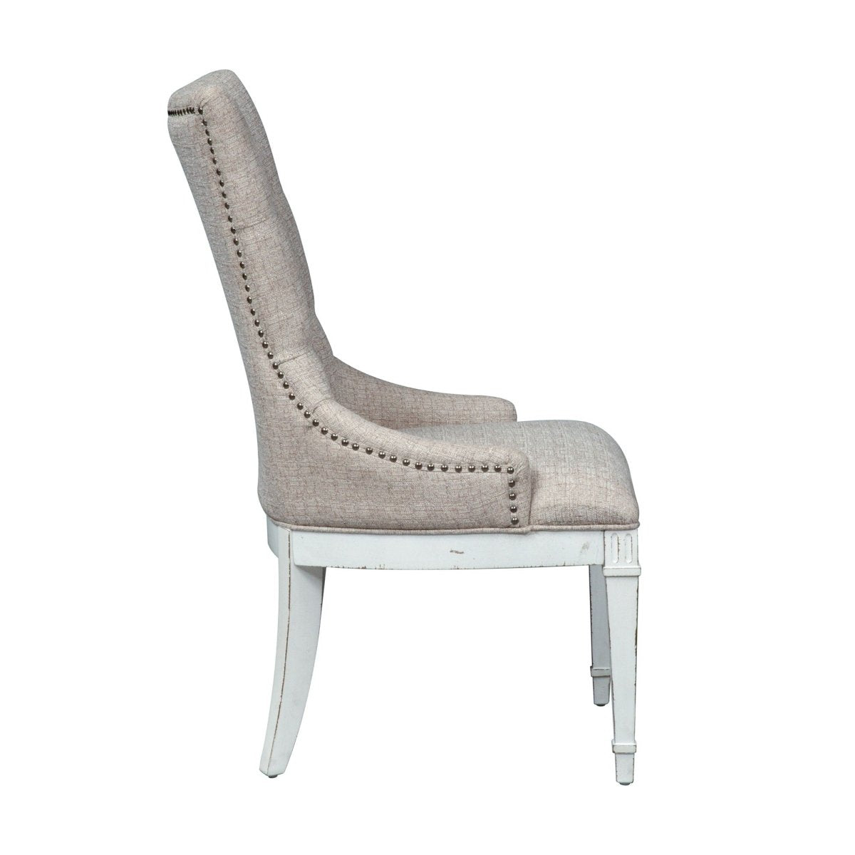 Abbey Park - Hostess Chair - White Side Chairs by Liberty Furniture - Walls Furniture & Mattress