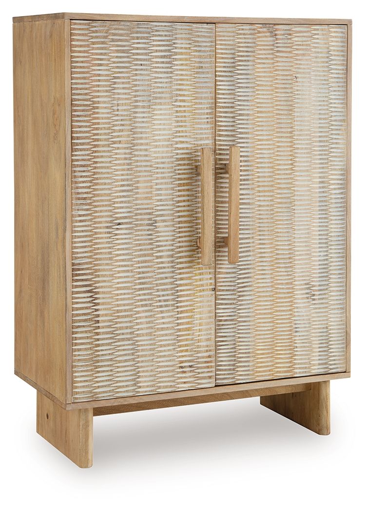 Dallinbury - Natural / White Wash - Accent Cabinet Accent Cabinets by Signature Design by Ashley® - Walls Furniture & Mattress