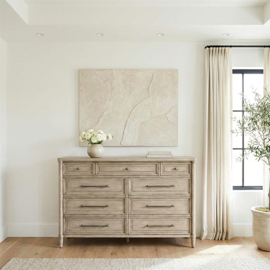 Rochelle Park - 9 Drawer Dresser Dresser & Mirror by Liberty Furniture - Walls Furniture & Mattress