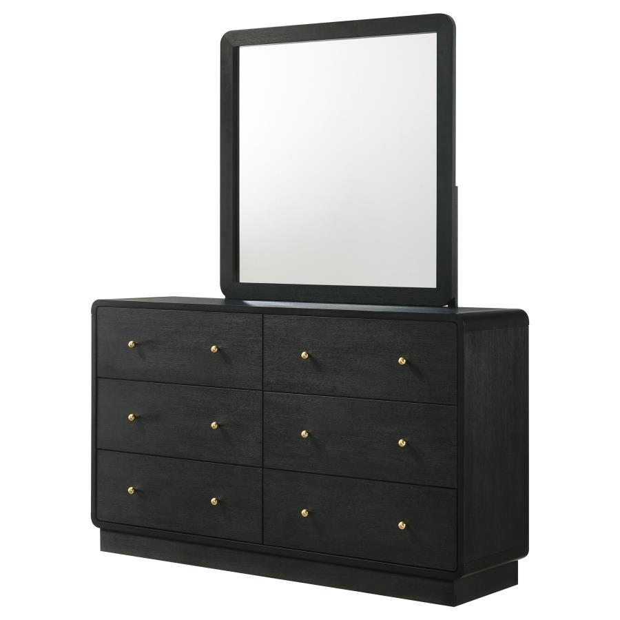 Cavelle - 6 - Drawer Dresser Dressers by Coaster Fine Furniture - Walls Furniture & Mattress