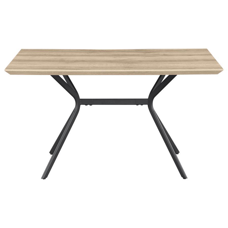Edgecreek - Composite Wood Dining Table - Light Brown Dining Tables by Coaster Fine Furniture - Walls Furniture & Mattress