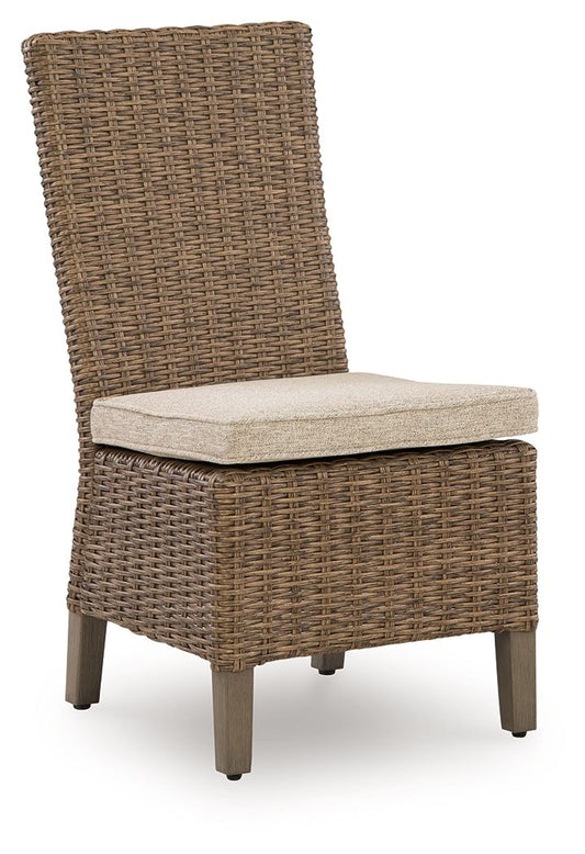 Laguna Heights - Side Chair With Cushion (Set of 2) - Beige Chair Sets by Signature Design by Ashley® - Walls Furniture & Mattress