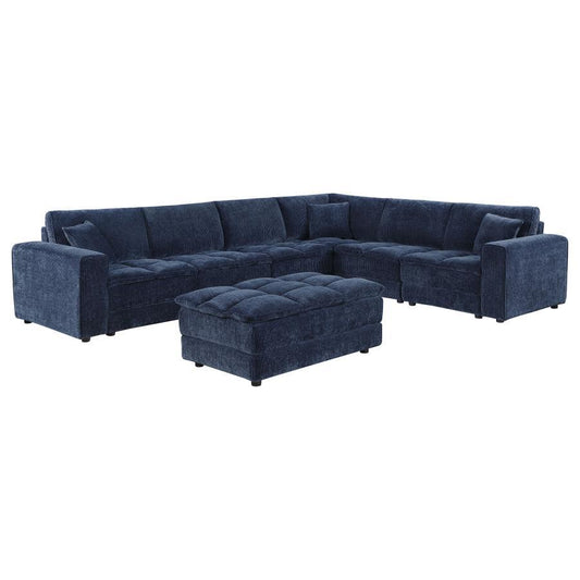 Atlantic - Upholstered Modular Sectional Sofa With Ottoman 2 Piece Living Room Sets by Coaster Fine Furniture - Walls Furniture & Mattress