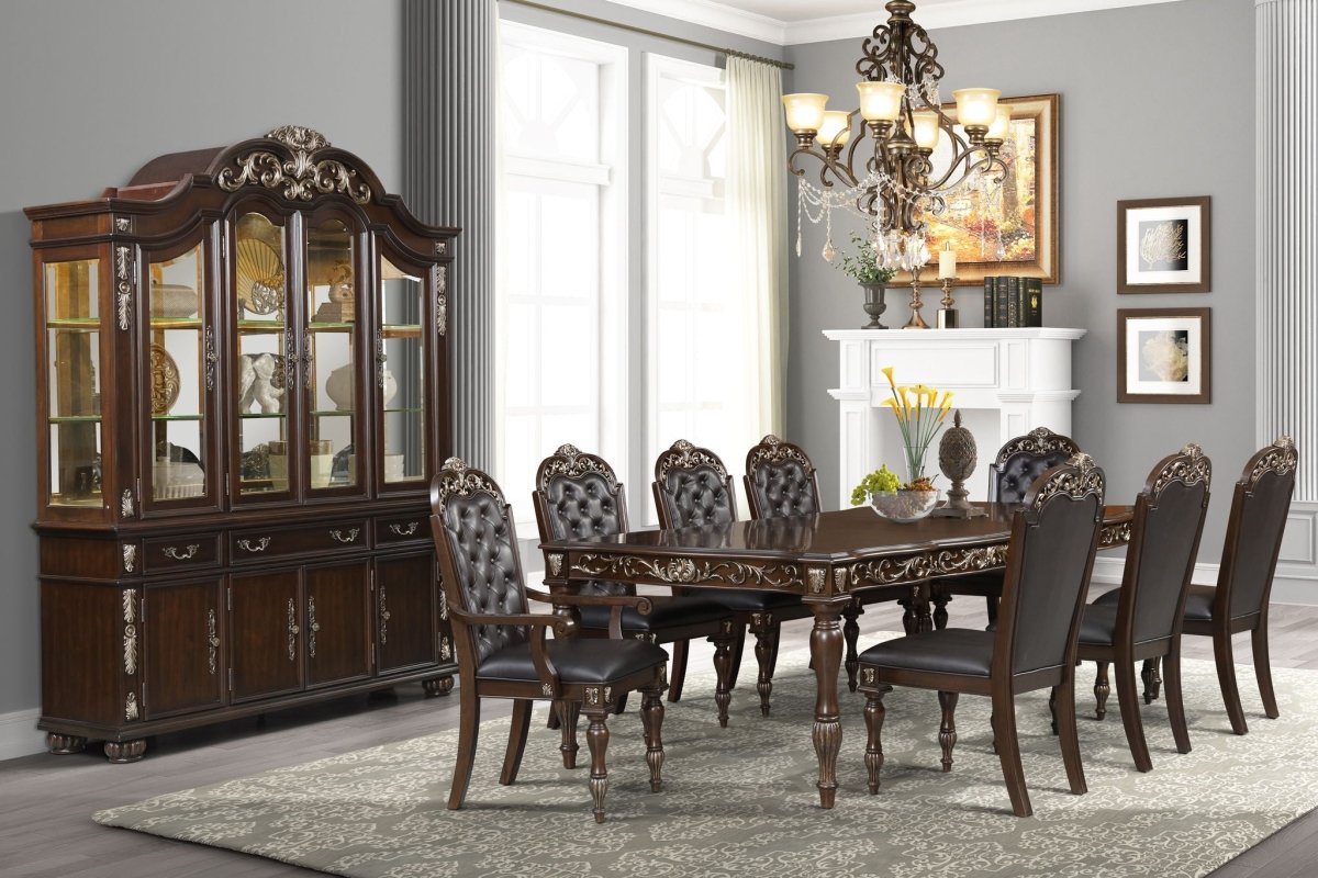 Maximus - China Cabinet Buffet/Base - Madeira Buffets by New Classic - Walls Furniture & Mattress