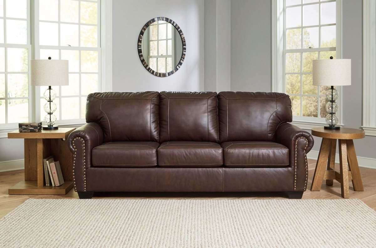 Colleton - Sofa - Dark Brown Stationary Sofas by Signature Design by Ashley® - Walls Furniture & Mattress