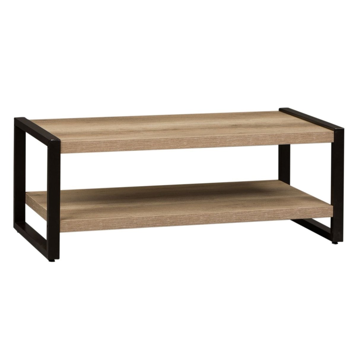 Sun Valley - 3 Piece Table Set With Faux Metal - Light Brown Table Sets by Liberty Furniture - Walls Furniture & Mattress