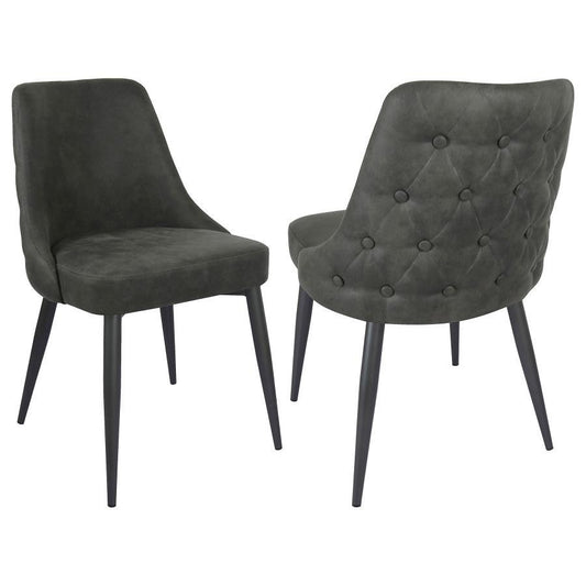 Cosmo - Upholstered Dining Side Chair (Set of 2) Chair Sets by CoasterEveryday - Walls Furniture & Mattress