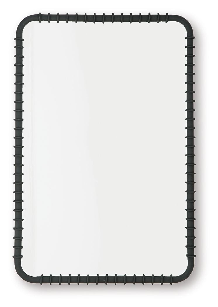 Judlow - Black - Accent Mirror Accent Mirrors by Signature Design by Ashley® - Walls Furniture & Mattress