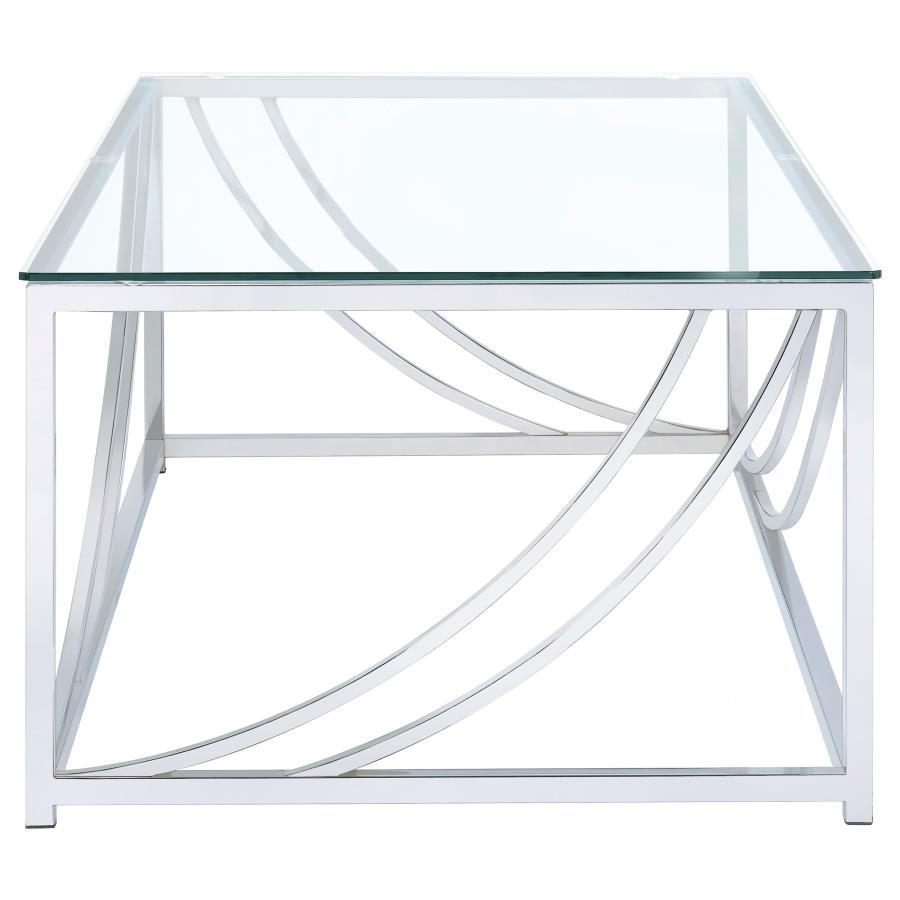 Lille - Glass Top Entryway Sofa Console Table Accents End Tables by CoasterEssence - Walls Furniture & Mattress