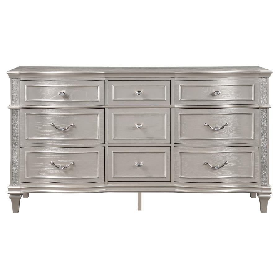 Evangeline - 9 - Drawer Dresser Dressers by CoasterElevations - Walls Furniture & Mattress