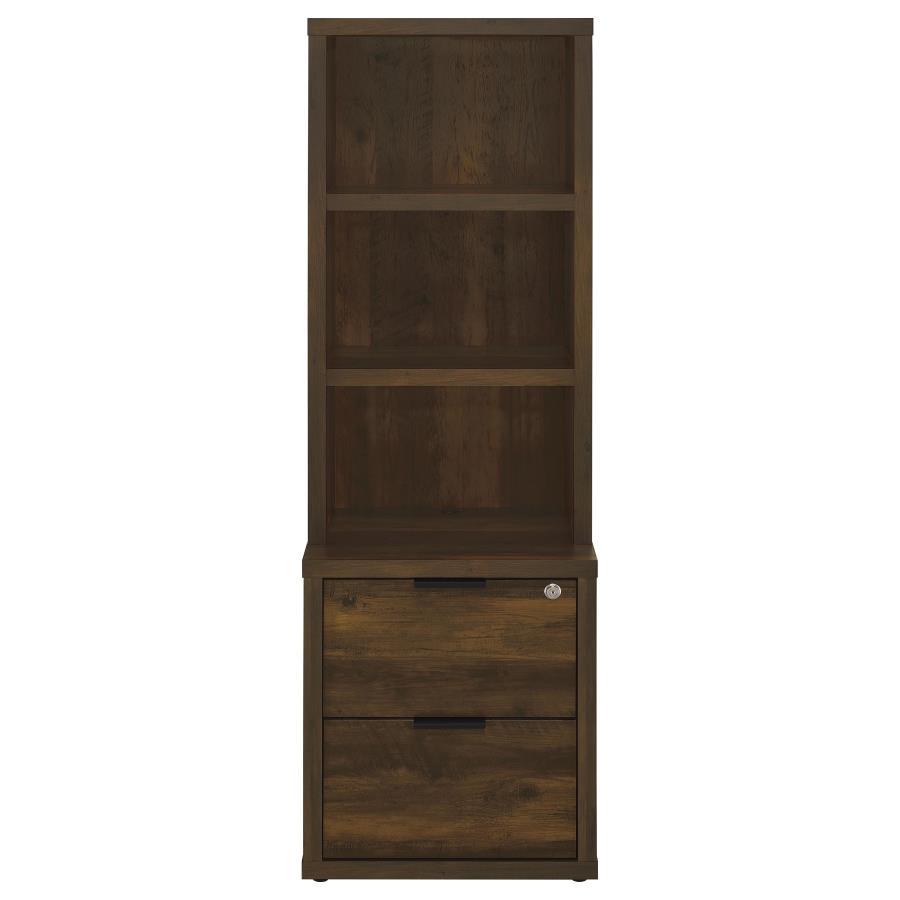Westpark - 3 - Shelf Bookcase USB And Lockable Drawer Standard Bookcases by Coaster Fine Furniture - Walls Furniture & Mattress