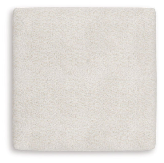 Donelson Creek - Oversized Accent Ottoman - Vanilla Accent Ottomans by Benchcraft® - Walls Furniture & Mattress