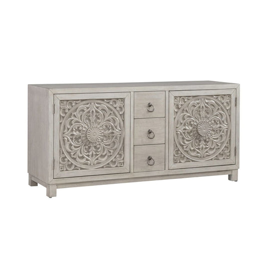 Sundance - 2 Door 3 Drawer Wood Accent Cabinet - White Accent Cabinets by Liberty Furniture - Walls Furniture & Mattress