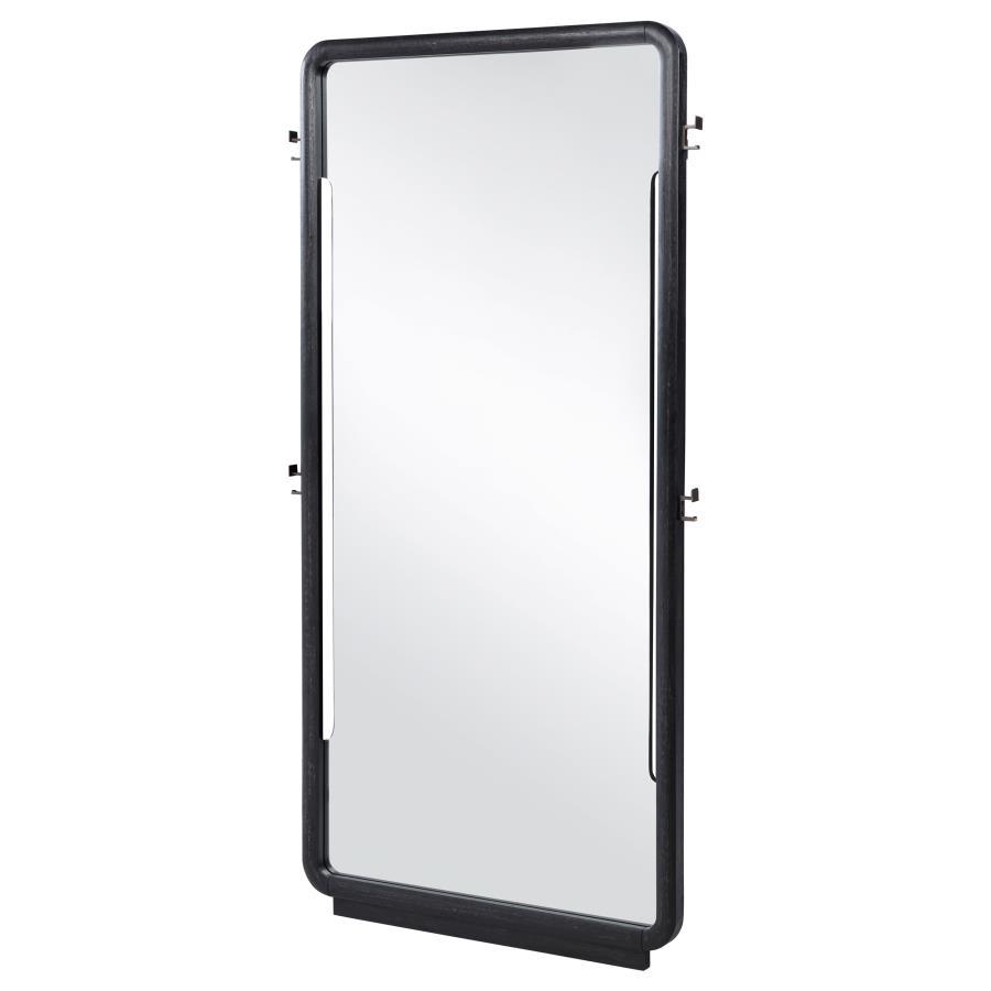Leandro - 76" Full Length Floor Mirror - Burnished Black Floor Mirrors by Coaster Fine Furniture - Walls Furniture & Mattress