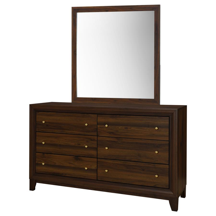 Welsley - 6 - Drawer Dresser Dressers by Coaster Fine Furniture - Walls Furniture & Mattress