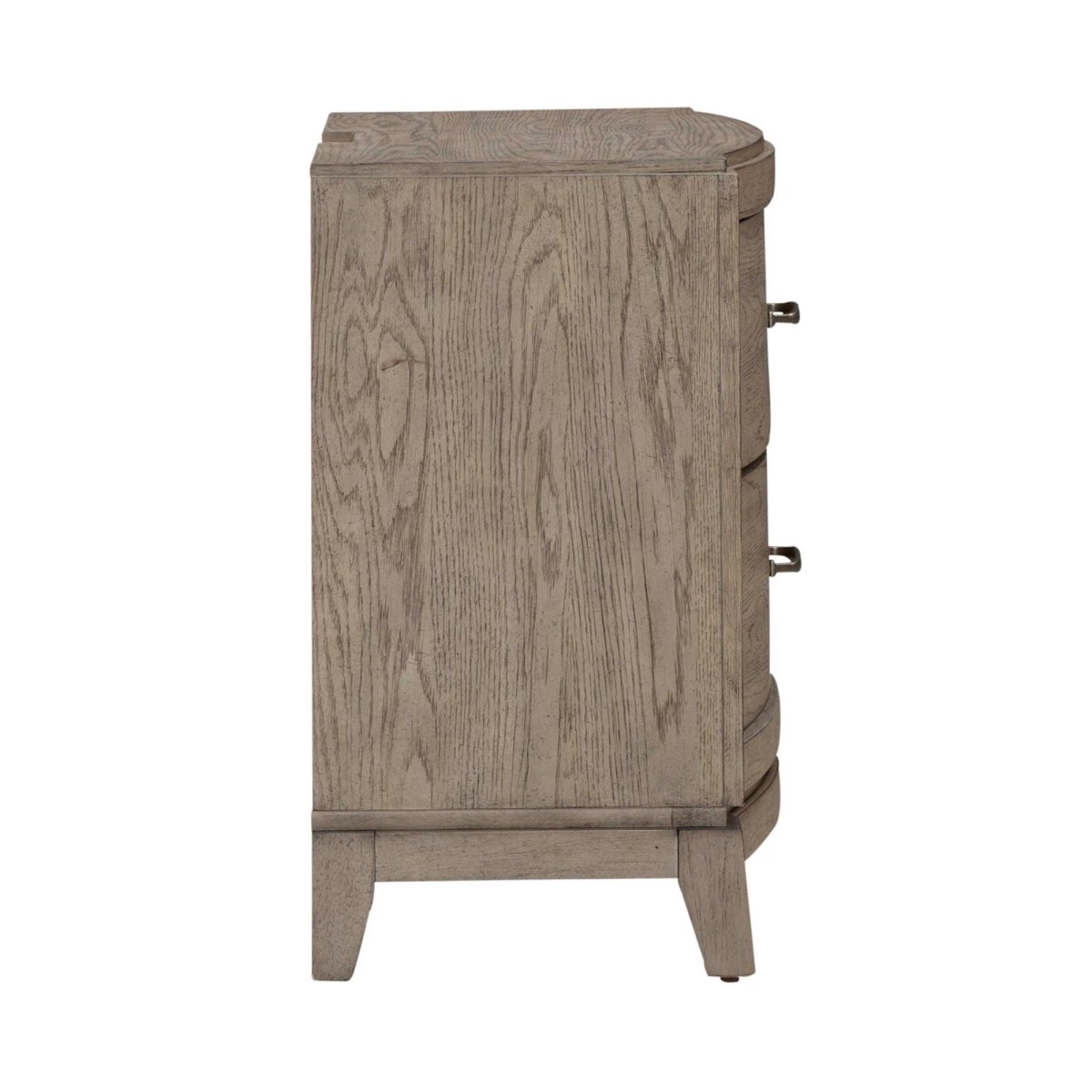 Avalon - Nightstand With Charging Station - Burnished Beige Nightstands w/ Charging Stations by Liberty Furniture - Walls Furniture & Mattress