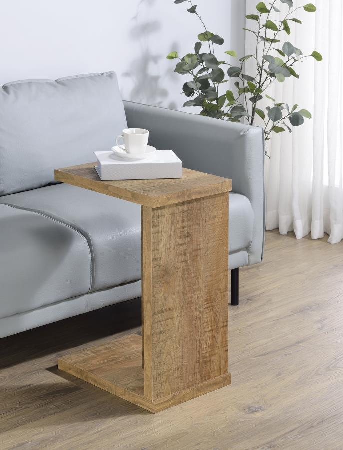 Clower - Engineered Wood C - Shaped Sofa Side Table Side Tables by Coaster Fine Furniture - Walls Furniture & Mattress