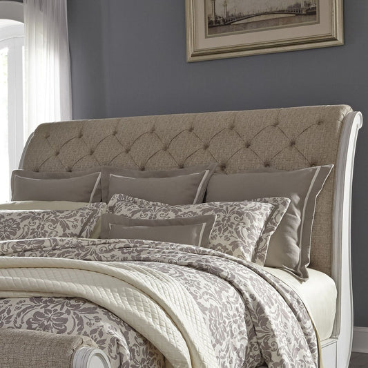 Abbey Park - Upholstered Sleigh Headboard Sleigh Headboards by Liberty Furniture - Walls Furniture & Mattress