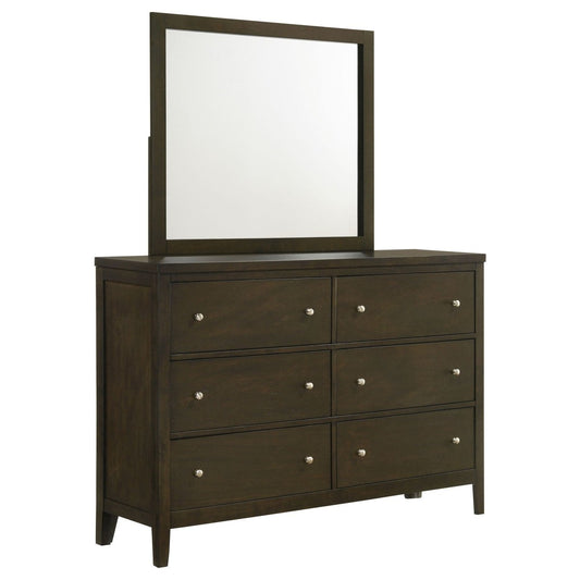 Wilkes - 6 - Drawer Dresser Dressers by Coaster Fine Furniture - Walls Furniture & Mattress