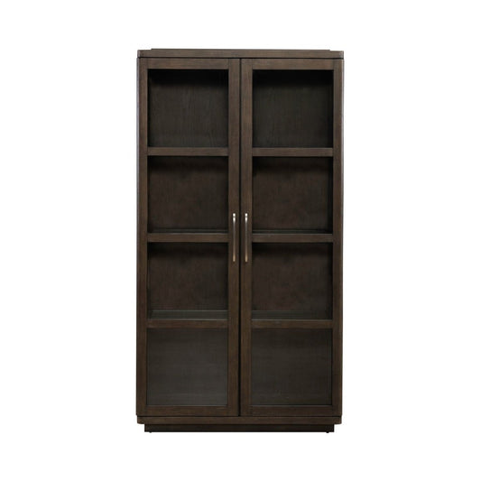 Cascade Falls - Display Cabinet - Satin Espresso Display Cabinets by Liberty Furniture - Walls Furniture & Mattress