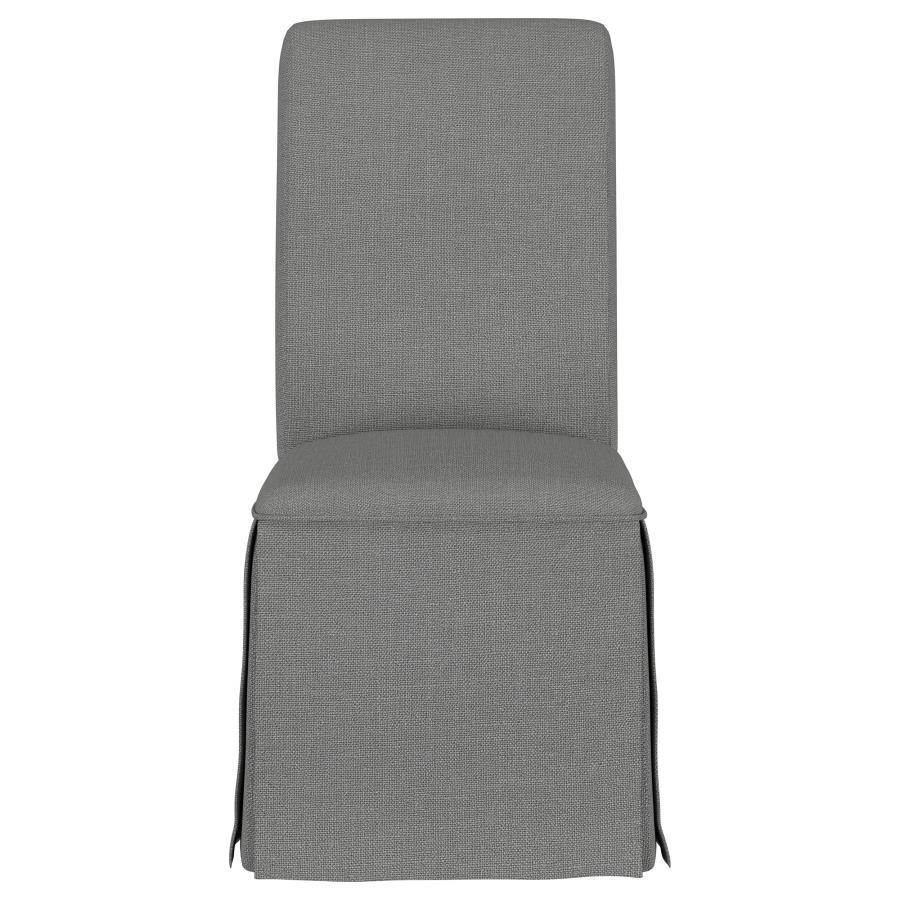 Shawna - Upholstered Skirted Dining Chair (Set of 2) Chair Sets by Coaster Fine Furniture - Walls Furniture & Mattress