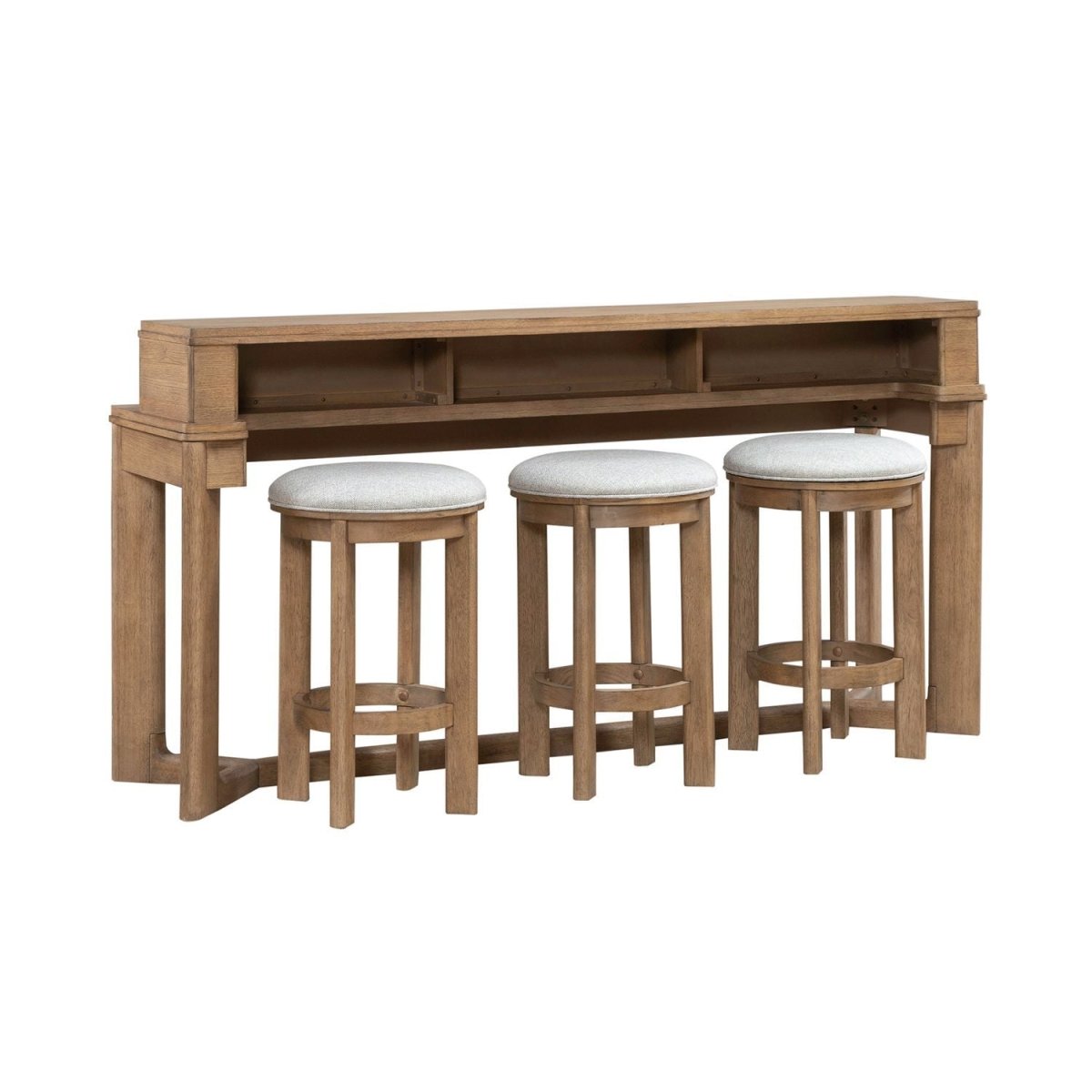 Ballentine - 4 Piece Bar Set - Brown 4 Piece Living Room Sets by Liberty Furniture - Walls Furniture & Mattress