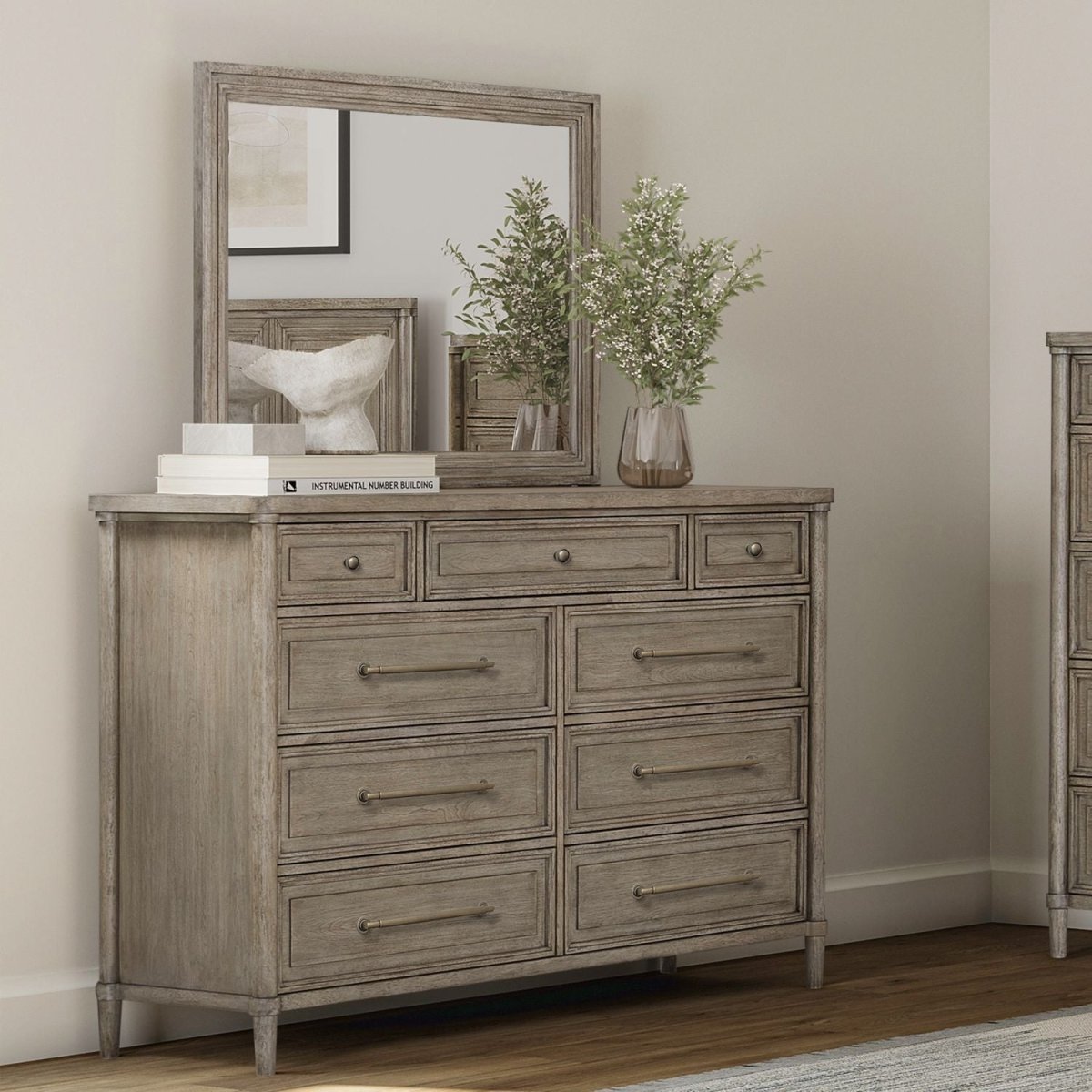 Rochelle Park - 9 Drawer Dresser Dresser & Mirror by Liberty Furniture - Walls Furniture & Mattress