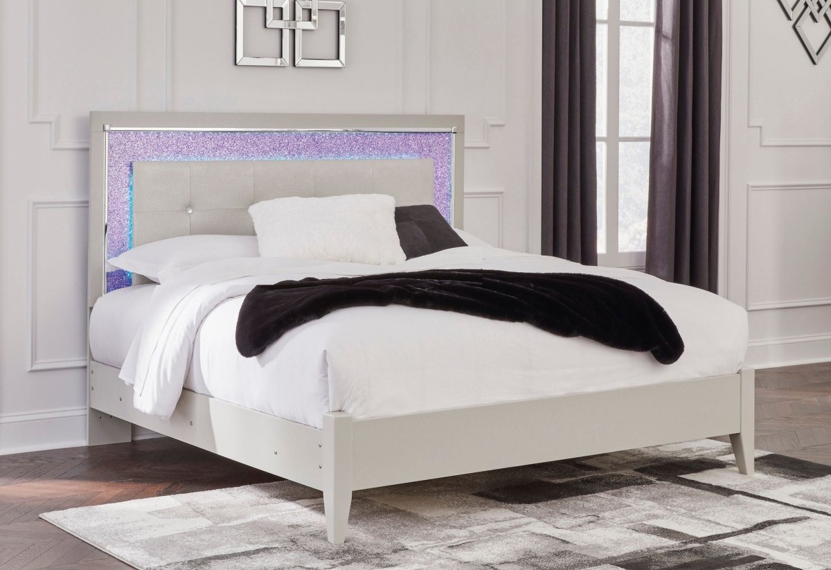 Zyniden - Upholstered Panel Bed Panel Beds by Signature Design by Ashley® - Walls Furniture & Mattress