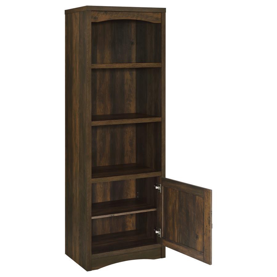 Laughlin - 3 Shelf Engineered Wood Media Tower Standard Bookcases by CoasterEveryday - Walls Furniture & Mattress