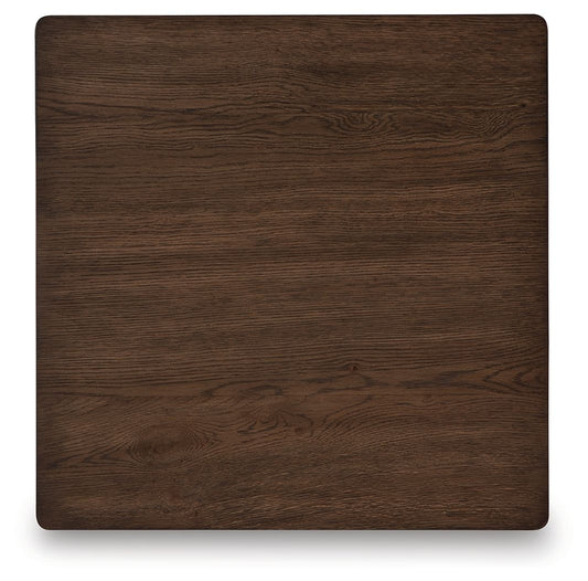 Hannodream - Square End Table - Warm Brown End Tables by Signature Design by Ashley® - Walls Furniture & Mattress