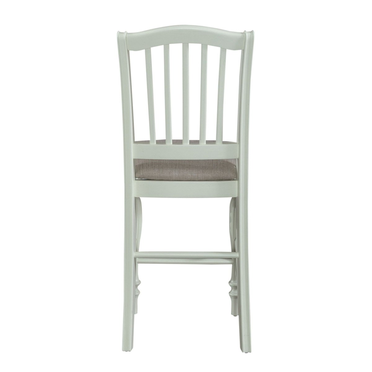 Cumberland Creek - Slat Back Counter Chair - White Counter Chairs by Liberty Furniture - Walls Furniture & Mattress