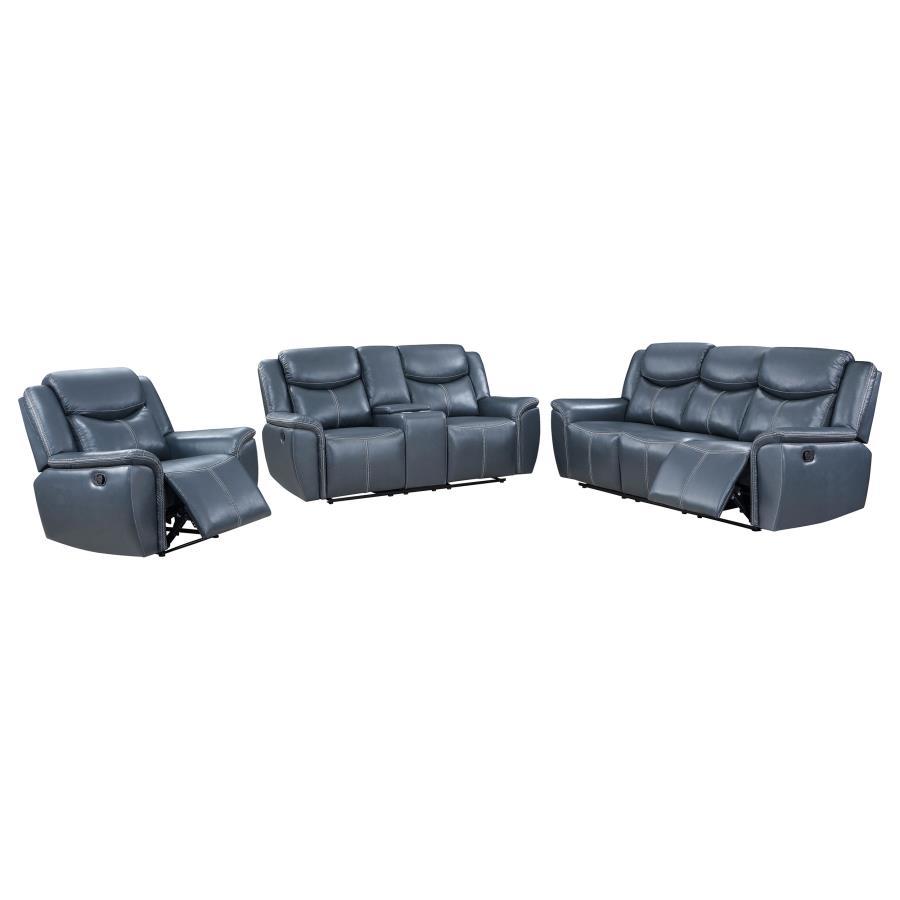 Sloane - Upholstered Reclining Sofa Set Reclining Sofas & Loveseats by Coaster Fine Furniture - Walls Furniture & Mattress