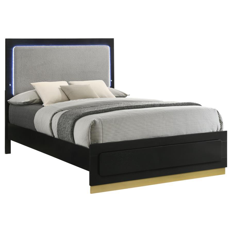 Caraway - Wood LED Panel Bed Upholstered Beds by Coaster Fine Furniture - Walls Furniture & Mattress
