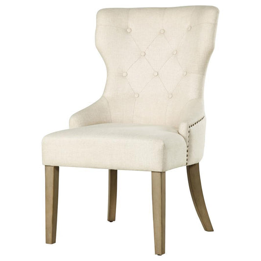 Baney - Tufted Upholstered Dining Chair Side Chairs by CoasterElevations - Walls Furniture & Mattress
